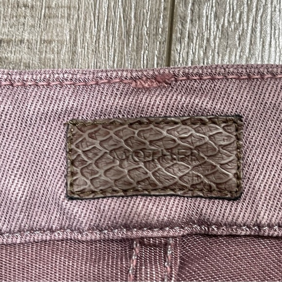 MOTHER Women's Skinny Jeans in Brown - Picture 4 of 10